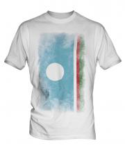 Sakha Republic Faded Flag Mens T-Shirt