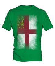 Sark Faded Flag Mens T-Shirt