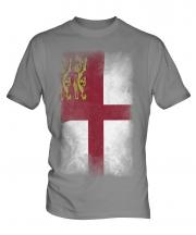 Sark Faded Flag Mens T-Shirt