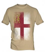 Sark Faded Flag Mens T-Shirt