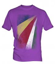 Seychelles Faded Flag Mens T-Shirt