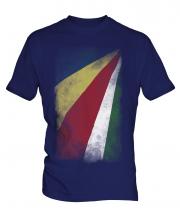 Seychelles Faded Flag Mens T-Shirt
