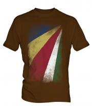Seychelles Faded Flag Mens T-Shirt