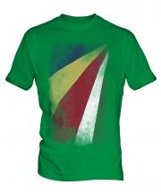 Seychelles Faded Flag Mens T-Shirt