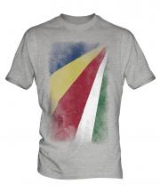 Seychelles Faded Flag Mens T-Shirt