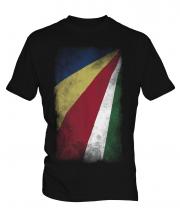 Seychelles Faded Flag Mens T-Shirt