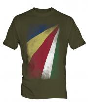 Seychelles Faded Flag Mens T-Shirt