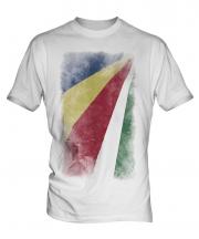 Seychelles Faded Flag Mens T-Shirt