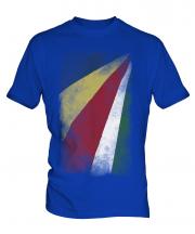 Seychelles Faded Flag Mens T-Shirt