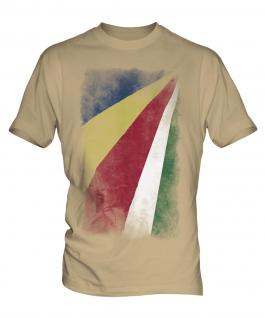 Seychelles Faded Flag Mens T-Shirt