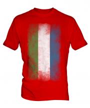 Sierra Leone Faded Flag Mens T-Shirt