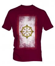 Sikkim Faded Flag Mens T-Shirt