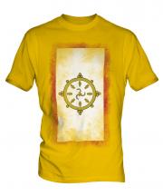 Sikkim Faded Flag Mens T-Shirt