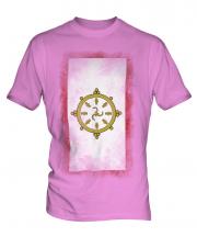 Sikkim Faded Flag Mens T-Shirt