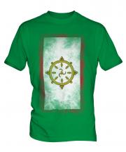 Sikkim Faded Flag Mens T-Shirt