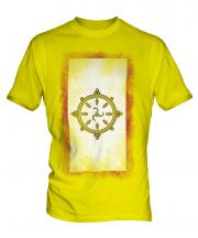 Sikkim Faded Flag Mens T-Shirt