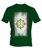 Sikkim Faded Flag Mens T-Shirt