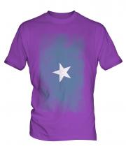 Somalia Faded Flag Mens T-Shirt