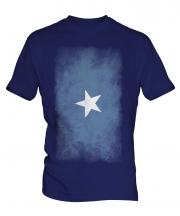 Somalia Faded Flag Mens T-Shirt