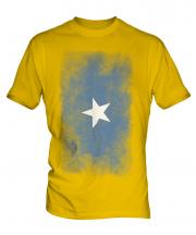 Somalia Faded Flag Mens T-Shirt