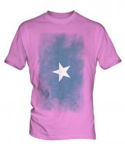 Somalia Faded Flag Mens T-Shirt