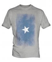 Somalia Faded Flag Mens T-Shirt