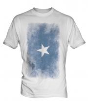 Somalia Faded Flag Mens T-Shirt
