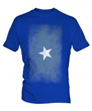 Somalia Faded Flag Mens T-Shirt