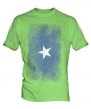 Somalia Faded Flag Mens T-Shirt