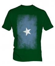 Somalia Faded Flag Mens T-Shirt