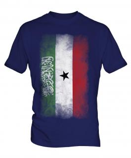 Somaliland Faded Flag Mens T-Shirt