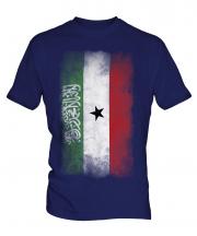 Somaliland Faded Flag Mens T-Shirt