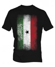 Somaliland Faded Flag Mens T-Shirt