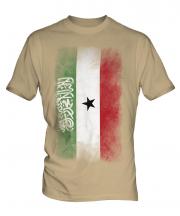 Somaliland Faded Flag Mens T-Shirt