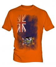 South Georgia Faded Flag Mens T-Shirt