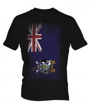 South Georgia Faded Flag Mens T-Shirt