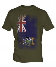 South Georgia Faded Flag Mens T-Shirt
