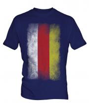 South Ossetia Faded Flag Mens T-Shirt
