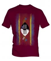 Swaziland Faded Flag Mens T-Shirt