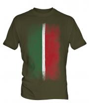 Tatarstan Faded Flag Mens T-Shirt