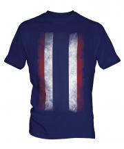 Thailand Faded Flag Mens T-Shirt