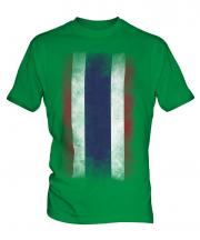 Thailand Faded Flag Mens T-Shirt