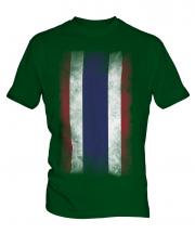 Thailand Faded Flag Mens T-Shirt