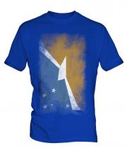 Tierra Del Fuego Province Faded Flag Mens T-Shirt