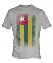 Togo Faded Flag Mens T-Shirt