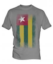 Togo Faded Flag Mens T-Shirt