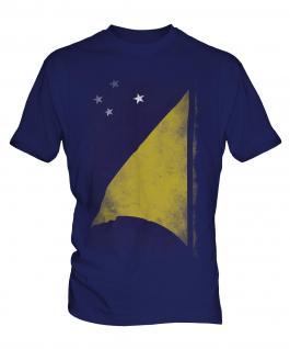Tokelau Faded Flag Mens T-Shirt
