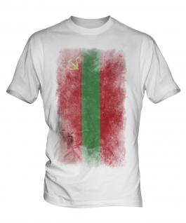 Transnistria Faded Flag Mens T-Shirt