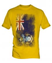 Tristan Da Cunha Faded Flag Mens T-Shirt