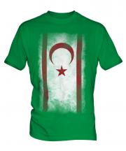 Turkish Republic Of Northern Cyprus Faded Flag Mens T-Shirt
